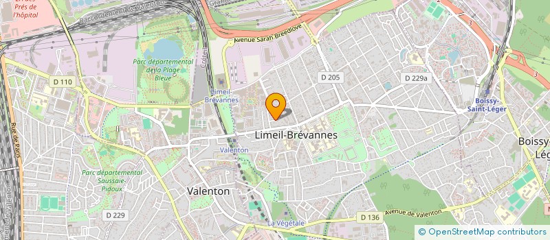 localisation de l'entreprise SCI WILSON 94 à LIMEIL-BREVANNES