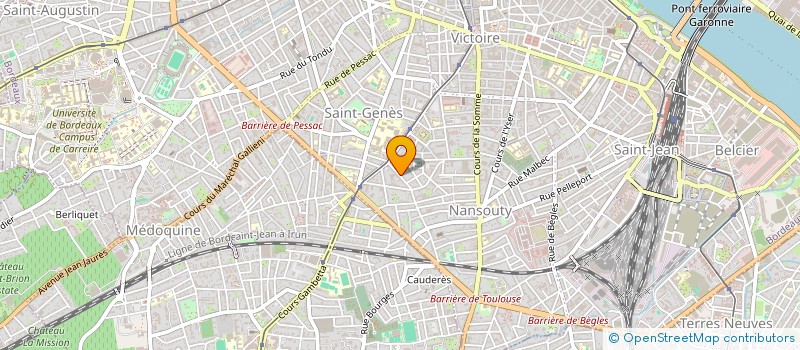 localisation de l'entreprise SCI WILSON LAHARPE  BORDEAUX