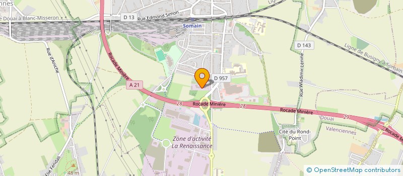 localisation de l'entreprise SCI WILSON PATRIMOINE  SOMAIN