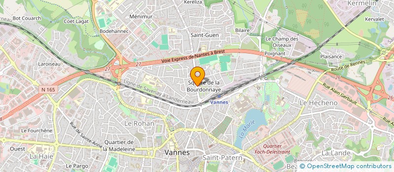 localisation de l'entreprise SCI WILSON POMPIDOU à VANNES