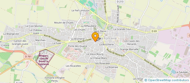 localisation de l'entreprise SCI WILUND  DOUE-EN-ANJOU