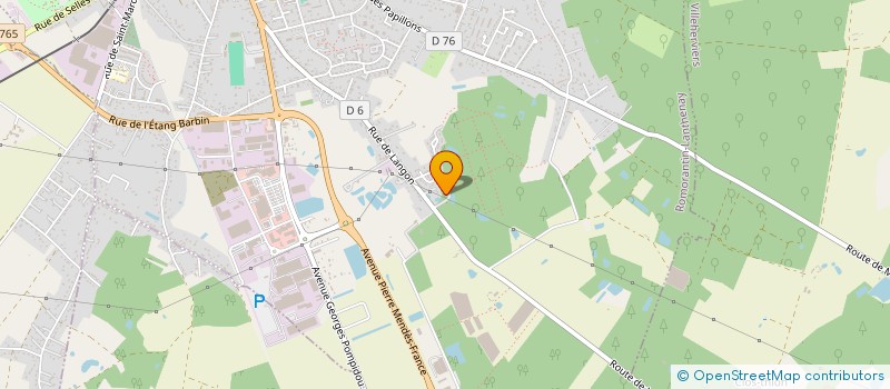 localisation de l'entreprise SCI WILVAR  ROMORANTIN-LANTHENAY