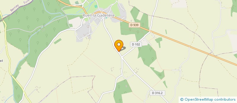 localisation de l'entreprise SCI WILVI à RUEIL-LA-GADELIERE