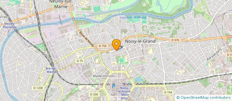 localisation de l'entreprise SCI WIMAT  NOISY-LE-GRAND
