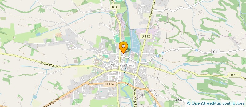 localisation de l'entreprise SCI WIMI à VIC-FEZENSAC