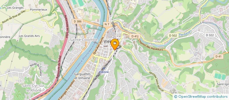 localisation de l'entreprise SCI WIMM  VIENNE