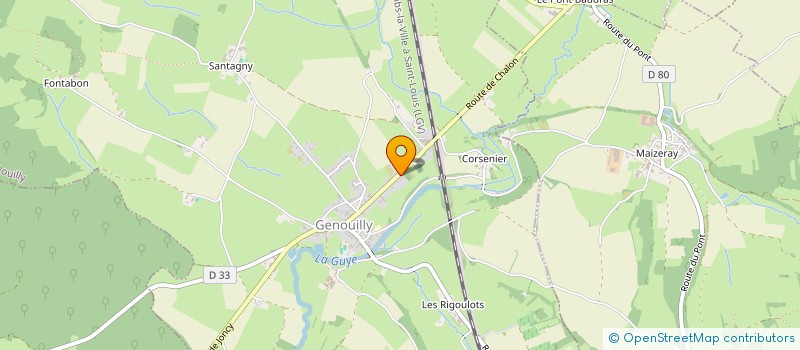 localisation de l'entreprise SCI WIMMENAUER  GENOUILLY