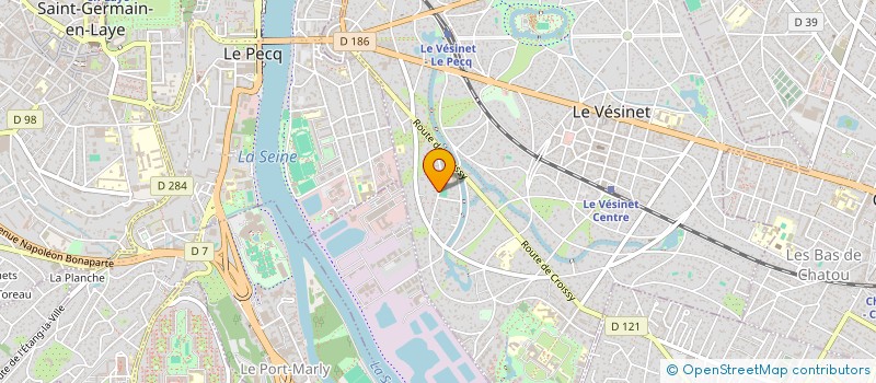 localisation de l'entreprise SCI WIMY  LE VESINET