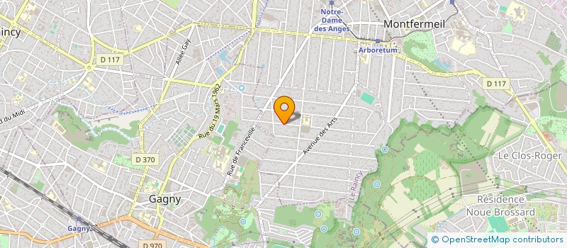 localisation de l'entreprise SCI WIMY à MONTFERMEIL