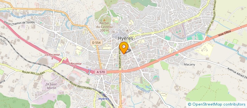 localisation de l'entreprise SCI WIN à HYERES