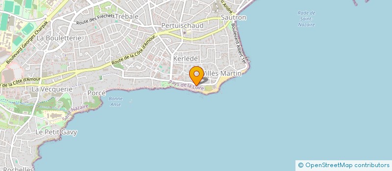 localisation de l'entreprise SCI WINA  SAINT-NAZAIRE