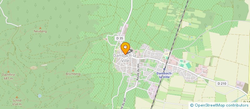 localisation de l'entreprise SCI WINBAU  DAMBACH-LA-VILLE