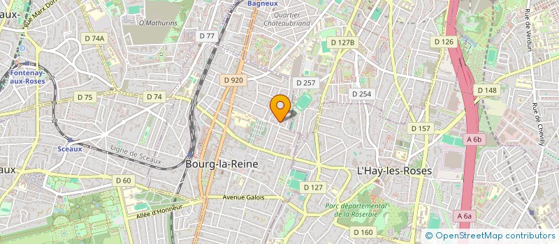 localisation de l'entreprise SCI WINCA à BOURG-LA-REINE