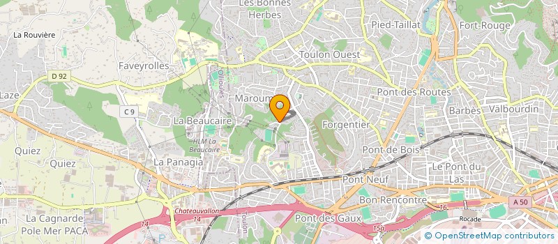 localisation de l'entreprise SCI WINCH  TOULON