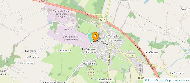 localisation de l'entreprise SCI WIND  LE TEMPLE-DE-BRETAGNE