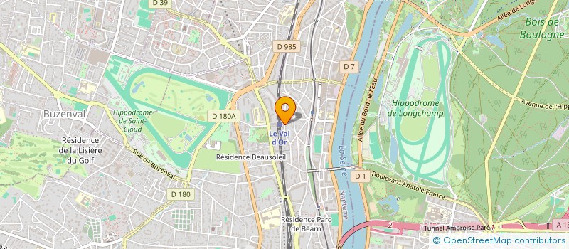 localisation de l'entreprise SCI WIND  SAINT-CLOUD