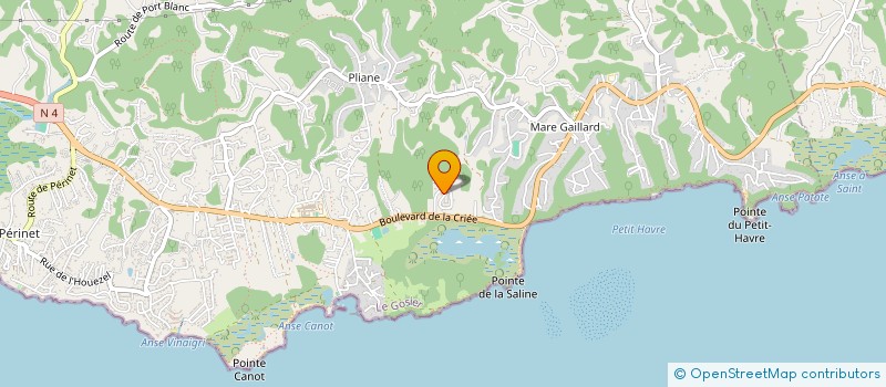 localisation de l'entreprise SCI WIND'DCAUD IMMO à LE GOSIER