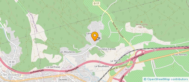 localisation de l'entreprise SCI WINDE  LE CANNET-DES-MAURES