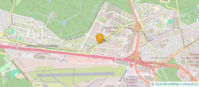 localisation de l'entreprise SCI WINDSOR LES ESSARTS  VELIZY-VILLACOUBLAY