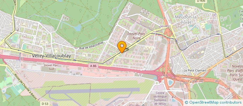 localisation de l'entreprise SCI WINDSOR SAVIGNY 3  VELIZY-VILLACOUBLAY