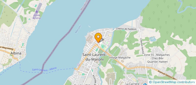 localisation de l'entreprise SCI WING PIOU  SAINT-LAURENT-DU-MARONI