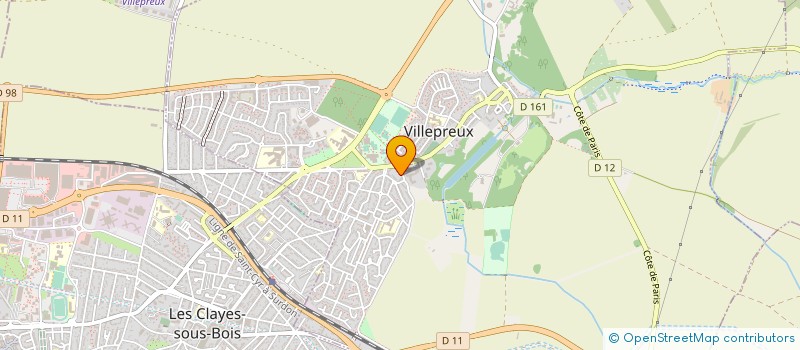 localisation de l'entreprise SCI WINGEL  VILLEPREUX