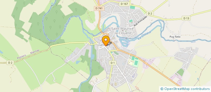 localisation de l'entreprise SCI WINI  GENCAY