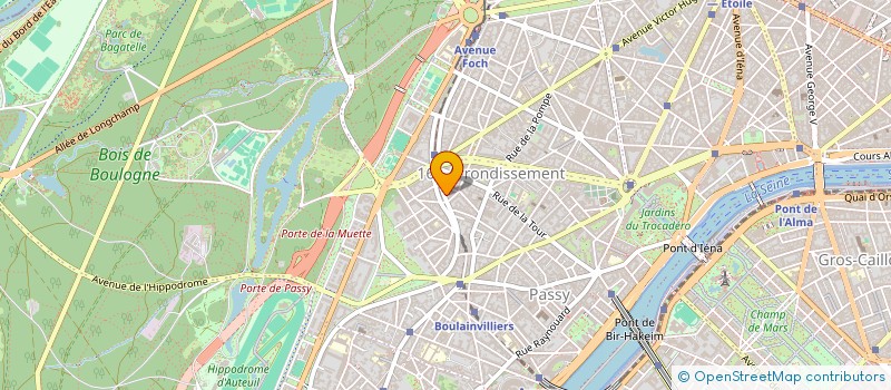 localisation de l'entreprise SCI WINNICOTT  PARIS