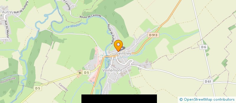 localisation de l'entreprise SCI WINNIE  CEINTREY