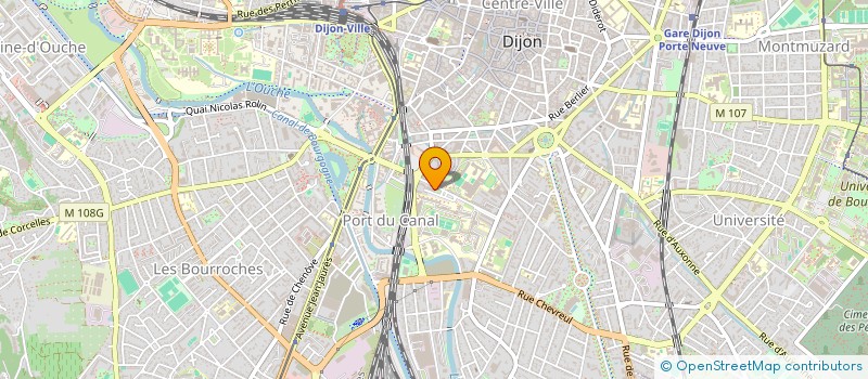 localisation de l'entreprise SCI WINSTON à DIJON