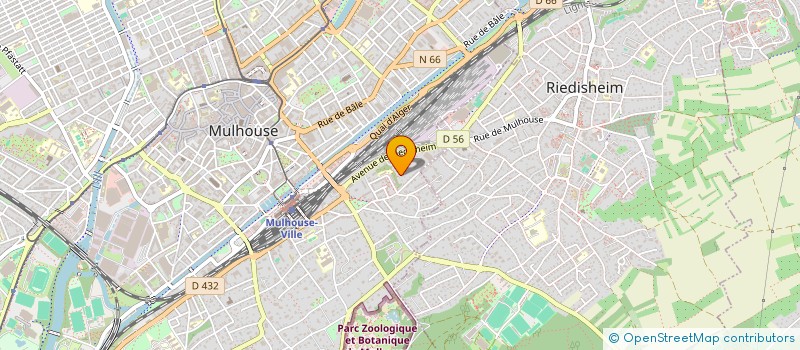 localisation de l'entreprise SCI WINSTON  MULHOUSE