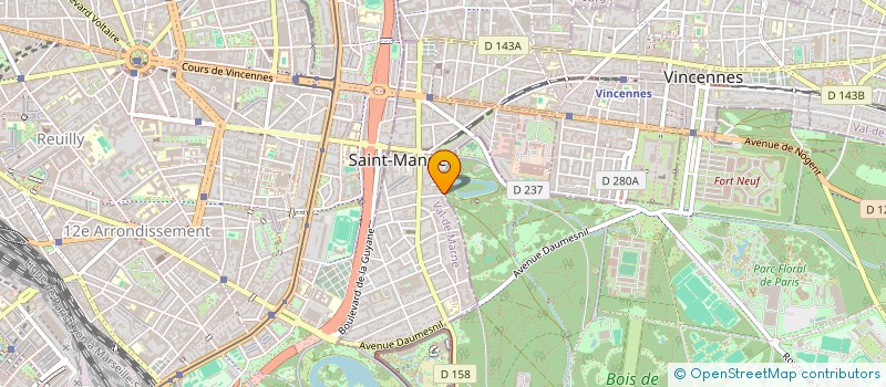 localisation de l'entreprise SCI WINSTON à SAINT-MANDE