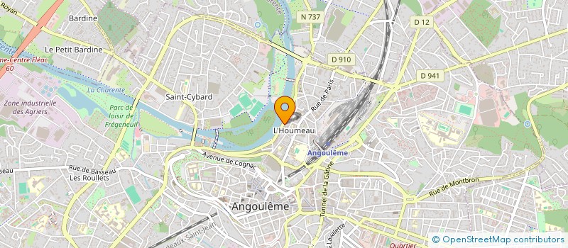 localisation de l'entreprise SCI WINSTON CHURCHILL à ANGOULEME