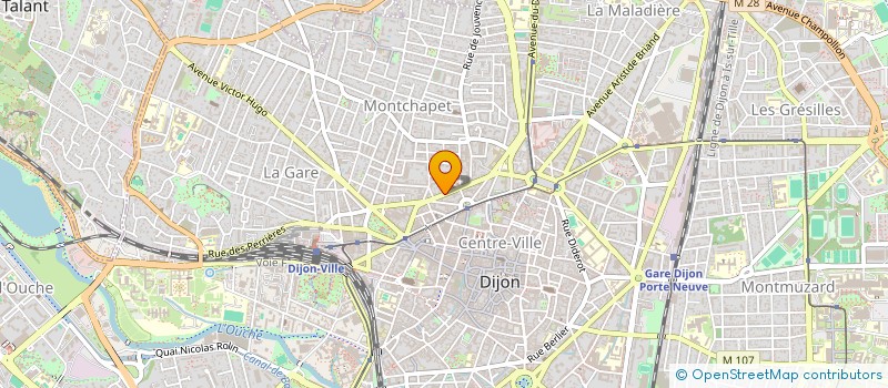 localisation de l'entreprise SCI WINTER à DIJON