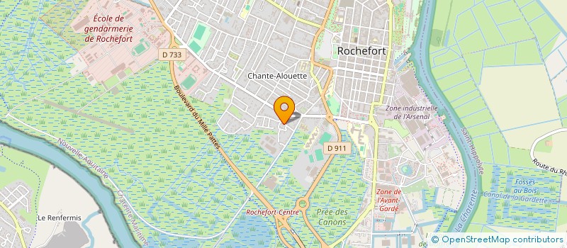 localisation de l'entreprise SCI WINTERFELL  ROCHEFORT