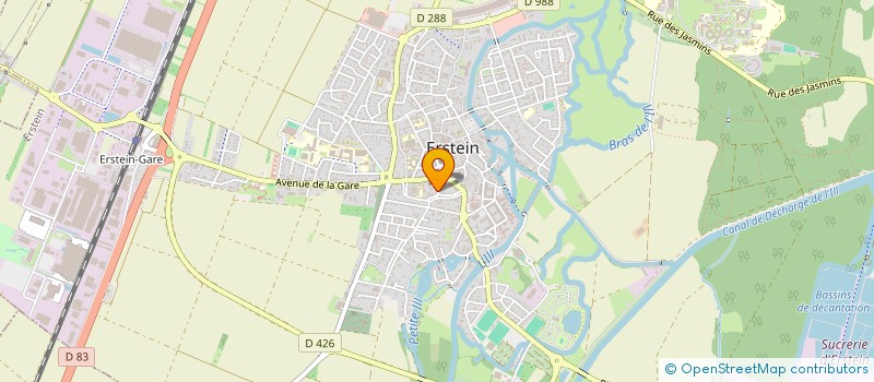 localisation de l'entreprise SCI WINTERFELL  ERSTEIN