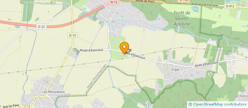 localisation de l'entreprise SCI WINTERSTEIN-PERNIN  JOUARS-PONTCHARTRAIN