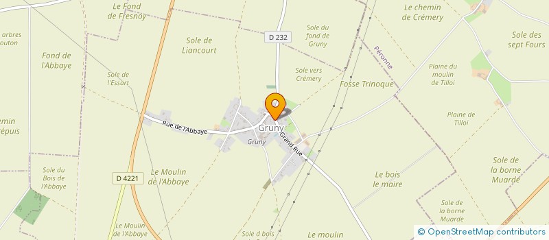 localisation de l'entreprise SCI WINTREBERT-DOUCHET  GRIVILLERS