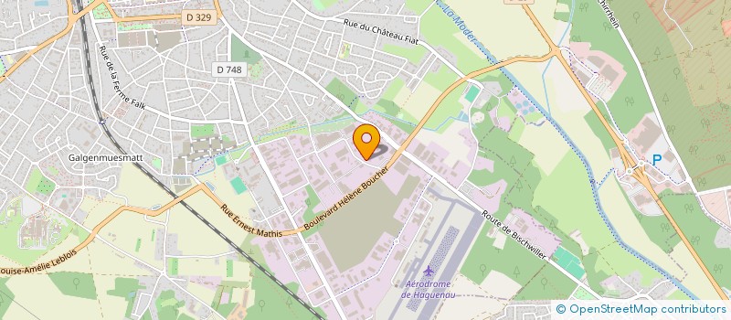 localisation de l'entreprise SCI WIRTH  HAGUENAU