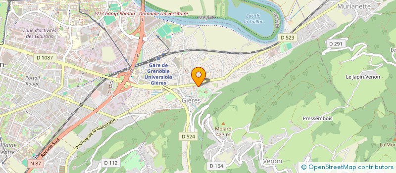 localisation de l'entreprise SCI WISEM  GIERES