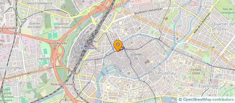 localisation de l'entreprise SCI WISSEMBOURG  STRASBOURG