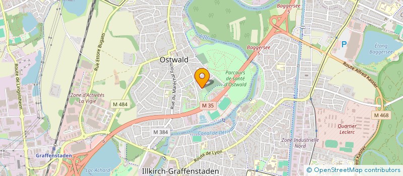 localisation de l'entreprise SCI WISSMANN  OSTWALD