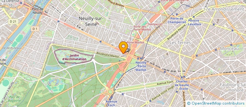 localisation de l'entreprise SCI WISSOUX SYNERGIE RUNGIS à NEUILLY-SUR-SEINE