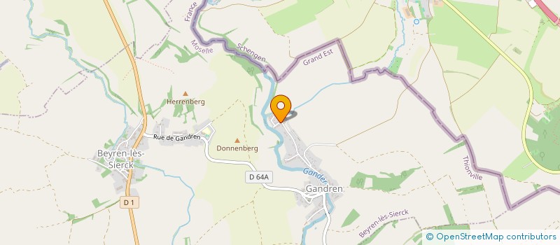 localisation de l'entreprise SCI WISTERIA  BEYREN-LES-SIERCK