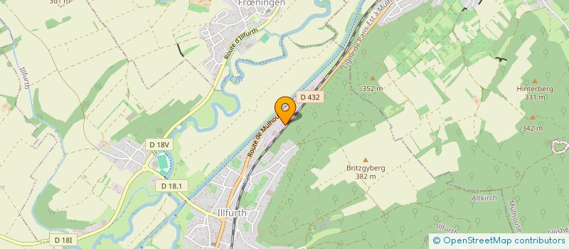 localisation de l'entreprise SCI WITTMANN ET FILS  ILLFURTH