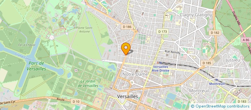 localisation de l'entreprise SCI WITZ à VERSAILLES