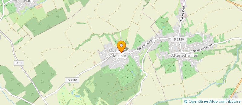 localisation de l'entreprise SCI WIWENZ  MICHELBACH-LE-HAUT