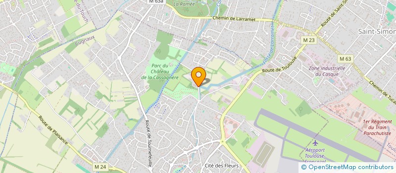 localisation de l'entreprise SCI WJL  CUGNAUX