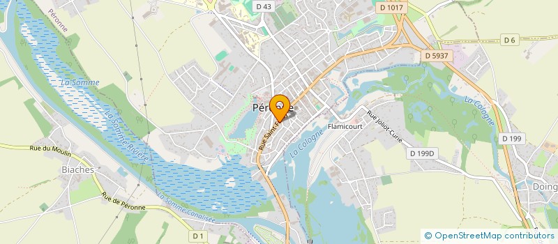 localisation de l'entreprise SCI WK à PERONNE