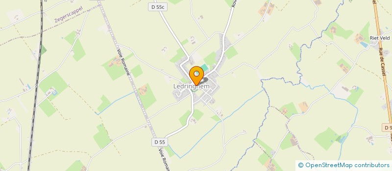 localisation de l'entreprise SCI WK HEBERT  LEDRINGHEM